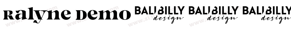 Ralyne Demo字体转换